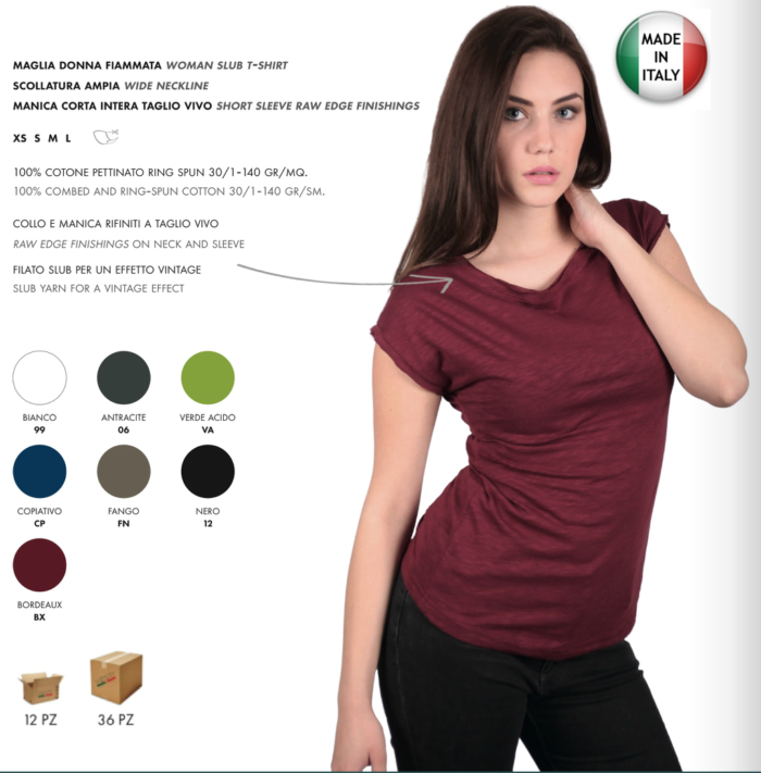T-shirt donna - Made in Italy