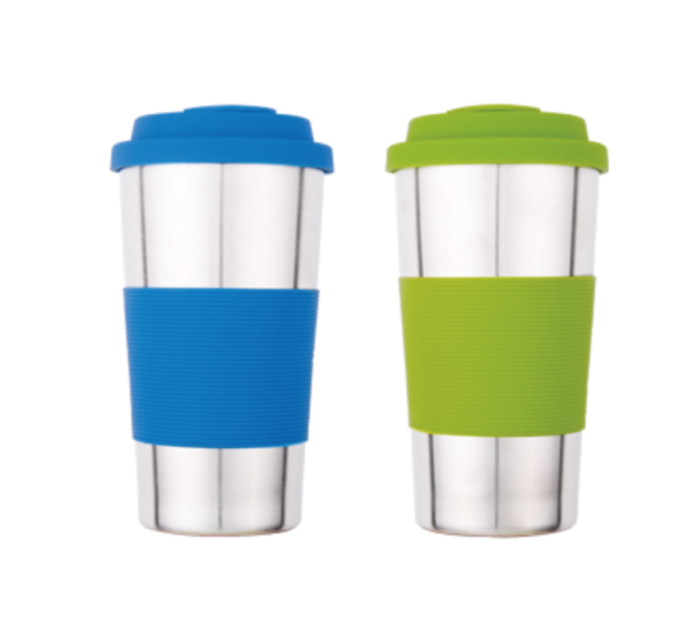 BICCHIERE/TAZZA IN ACCIAIO - 470 ML - immagine 2