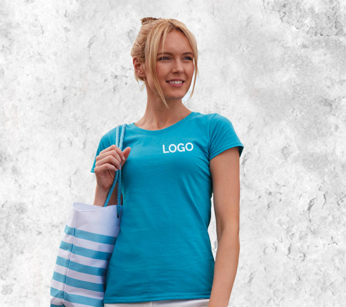 T-SHIRT DONNA FRUIT OF THE LOOM - Filato Belcoro® - immagine 2