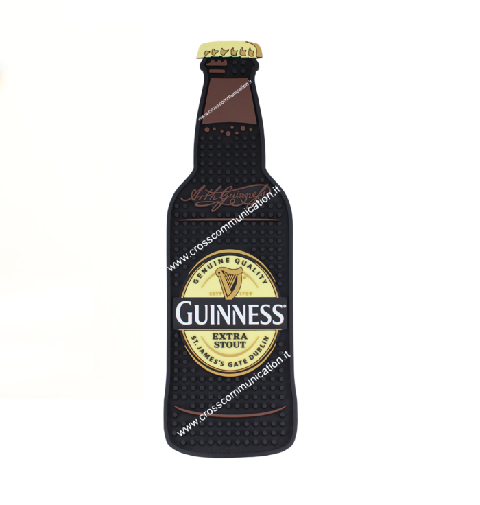 BAR MAT IN PVC  A FORMA DI BOTTIGLIA