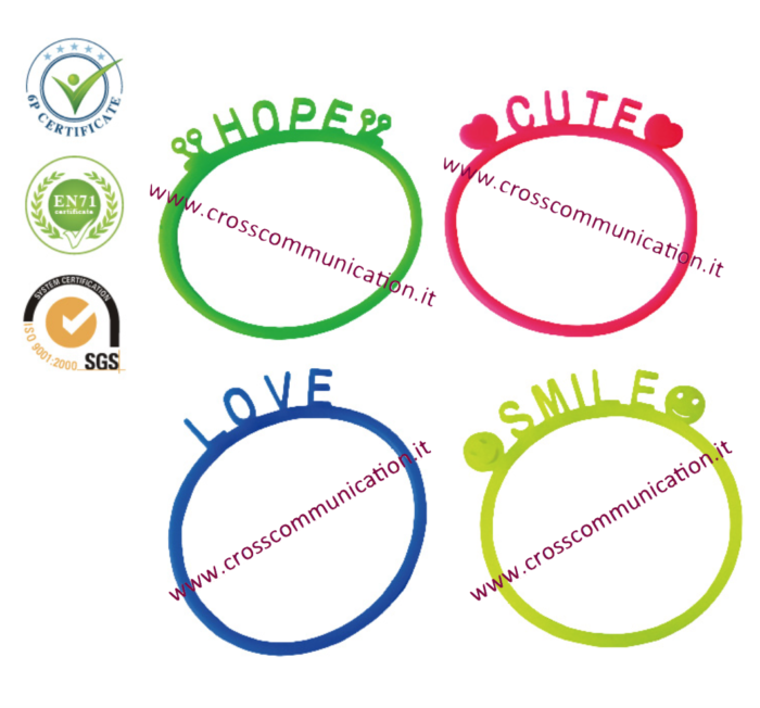 BRACCIALETTO SILICONE "HOPE"