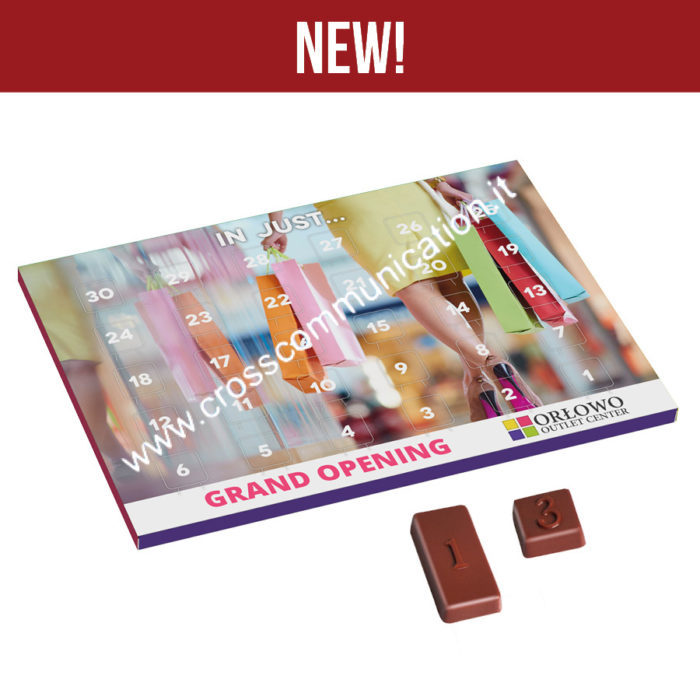 CALENDARIO 31 GIORNI CON CIOCCOLATINI