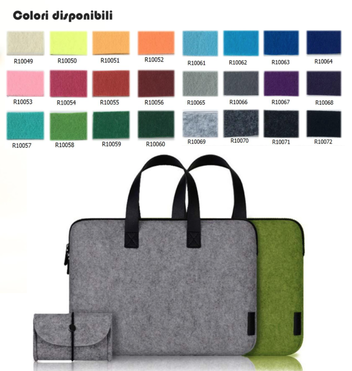 BORSA PORTA LAPTOP IN FELTRO
