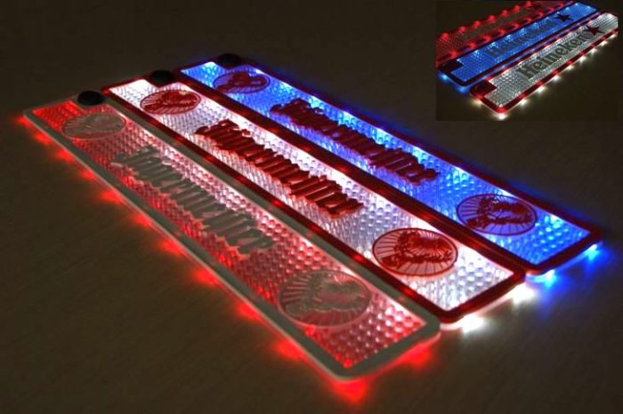 BAR MAT CON LUCI AL LED