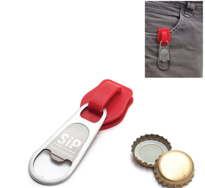 APRIBOTTIGLIE A FORMA DI ZIP