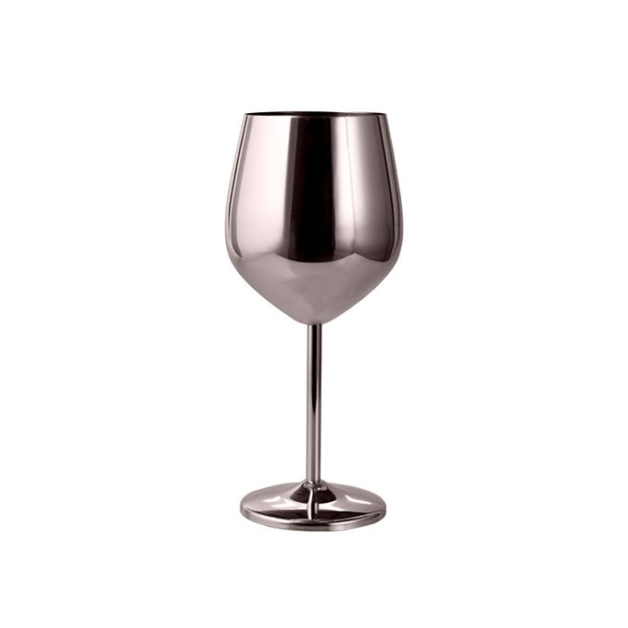 CALICE DA VINO IN ACCIAIO INOX - immagine 2