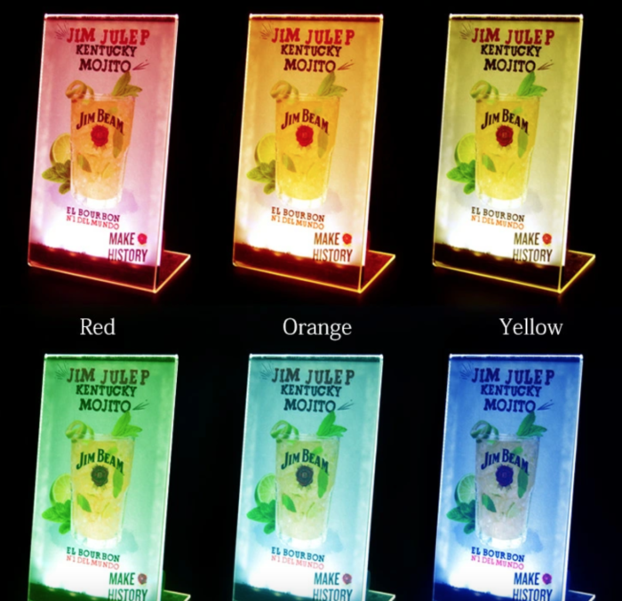PORTA MENÙ LED - immagine 2